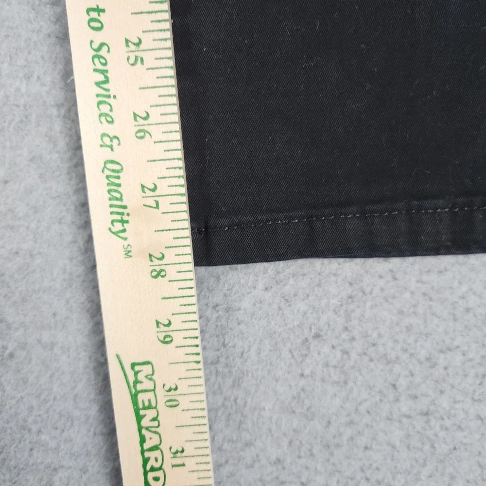 The Children's Place Pants Kids 16 Black Cotton Stretch Twill Uniform Classic